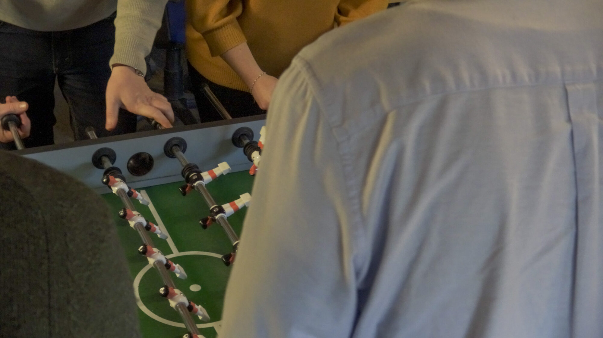 PPC experts playing table football